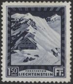 Liechtenstein 1930 Pfalzer Club Hut 1f50 deep violet blue, p11.5, MNH