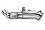 EXHAUST DECAT DOWNPIPE FOR BMW F20 F30 140i 240i M140i 440i 740i STAINLESS STEEL