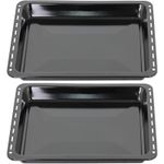 Oven Tray for BOSCH NEFF SIEMENS Cooker Roasting Baking Pan 455mm x 370mm x 2