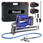 21V Grease Gun 2*4000mAh Battery Electric 10000PSI High Efficient Grease Gun Kit