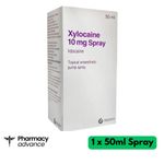 Xylocaine 10mg - Topical Anaesthetic Spray - Numbing Spray - 50ml