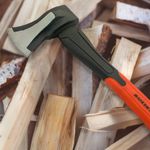 1KG SPLITTER AXE WITH FIBREGLASS HANDLE WOOD MAUL LOG SHAFT CUTTING CHOP CHOPPER