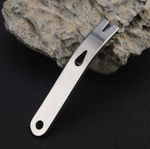 Multi-functional EDC Mini Crank Crowbar Tool Pocket Pry Bar Keychain Scraper