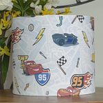 Cars disney Lightening Mcqueen Ceiling Drum Light Shade 25cm/10"