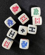 10 x poker Dice Set Craps