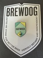 Brewdog GATWICK ✈️ Large v4 pin badge