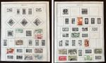 EARLY MEXICO STAMPS ON ALBUM PAGE (DOUBLE SIDED) AIRMAIL, SHORT SETS