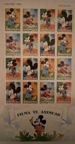 Disney Stamps Albania