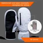 Thermal Thick Ski Mittens Touch Screen Snow Gloves Skiing Gloves  Men Women