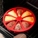 8-Cavity triangle Shape Silicone Baking Mold Non-Stick Scone DIY Baking Pan TT
