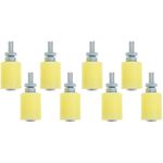 Yellow Nylon Guide Roller Durable Pulley Block for Sliding and Rail Doors