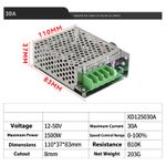 Motor Speed Controller 30A 12V-50V 1500W 110 x 37 x 83mm
