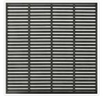 vidaXL Louver Fence Panel WPC 180x180cm Dark Grey Garden Screening