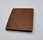 Vintage Cigarette Case - Burneys Perfection - Tan Leather 
