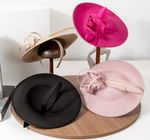 Womens Derby Sinamay Fascinator Wedding Church Hat Headpiece