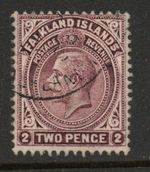 Falkland Islands 1921-28 2d Reddish maroon SG 75c Fine used. (R4627)