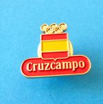CRUZCAMPO Beer Brewery Olympic Sponsor pin badge. Unused.  Olympic Cycle Team