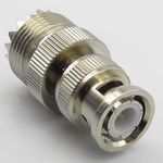 BNC Male to SO239 Female Adaptor - BNC Male to UHF PL259 Socket RF Adaptor