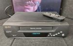 Bush VCR902 VHS Video Recorder/ Player With Remote Control TESTED 