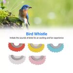 Bird Whistle 5 Colors Bird Caller Tongue Whistle Funny Tweeting Noisemaker