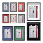 Frame For Signed Junior Football Shirt Black Frame All Mount Colors 70x50CM