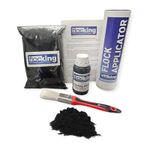 Black Flocking Kit - Car Dashboard - Flock Powder Adhesive Applicator Full Kit