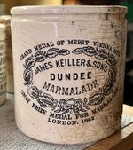 Rare Large 2lb Transferred MARMALADE Pot JAMES KEILLER (J043)