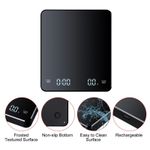 Digital Coffee Scale with Timer and LED Display High Precision Espresso Weigh