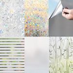 5M Frosted Window Film Privacy Glass Etched Vinyl Bubble Free Static Cling Roll