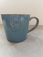 DENBY Mug / Cup Azure Cascade Coffee Tea Soup Mug, Large Blue