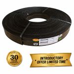 HORSERAIL  Premium Flexible Horse Fencing Rail 100m or 200m Rolls Brown USA Made