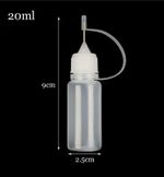 2pc Empty 20ml Bottle Precision/Needle Tip -Ideal for filling GEMTAC UK seller