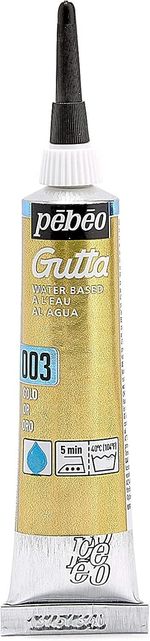 Versatile 20ml Gold Water-Based Gutta for Personalized Silk Painting Projects