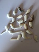 19 Old Clay Pipe Bowls Various Sizes