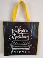 Official Friends TV Show Reusable Shopper Bag Id Rather Be Watching Gift Bag