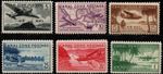 Canal Zone Stamps Scott C15 - C20 Mint NH F-VF 25th Anniversary Airmail Complete