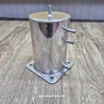 Universal 1.5L Aluminium Fuel Swirl Pot Surge Tank