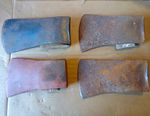 Vintage Lot of 4 Axe heads