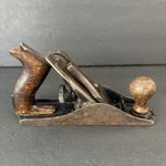 Vintage Stanley Bailey No. 4 Smooth Bottom Wood Bench plane Made in USA.