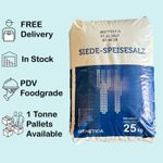 PDV SALT - FOOD GRADE 25 KG BAGS £18.99 INC DELIVERY