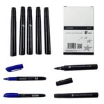 PERMANENT MARKER PENS WATERPROOF BLUE BLACK ANY QTY PEN FOR SCHOOL OFFICE HOME