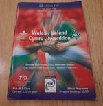 Wales v Ireland 2001 Six Nations Rugby Programme. Good Condition.