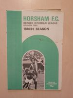Horsham v Redhill, Gilbert Rice Floodlight Cup, 1980/1