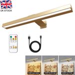 Wireless Picture Lights Rechargeable Art Display Light Dimmable Light w/ Remote