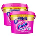 Vanish Gold Oxi Action Laundry Booster Fabric Stain Powder 2.4kg Pack of 2