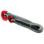 8mm Dyneema SK75 Synthetic 12-Strand Winch Rope x 15m With Hook Off Road ATV