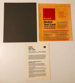 Kodak Darkroom Grey Card with instructions for Exposure Control