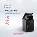 Parcel Letter Safe Box Double Bit Lock Secure Mailbox - Seller Pays Fees