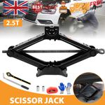 2.5T Scissor Jack+Extendable Wheel Wrench Brace Socket Car Van Tire Hand Tool