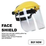 Anti-fog Full Face Shield Super Protective Head Cover Transparent Safety Mask UK